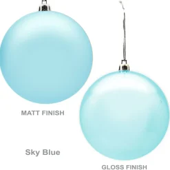 Customised Large Shatterproof Logo Decal Bauble - 10cm Shop