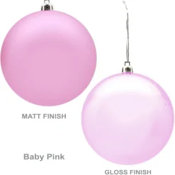 Customised Large Shatterproof Logo Decal Bauble - 10cm Shop