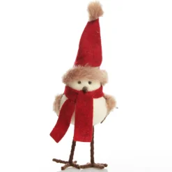 Cute Christmas Bird with Red Hat and Scarf Flash Sale