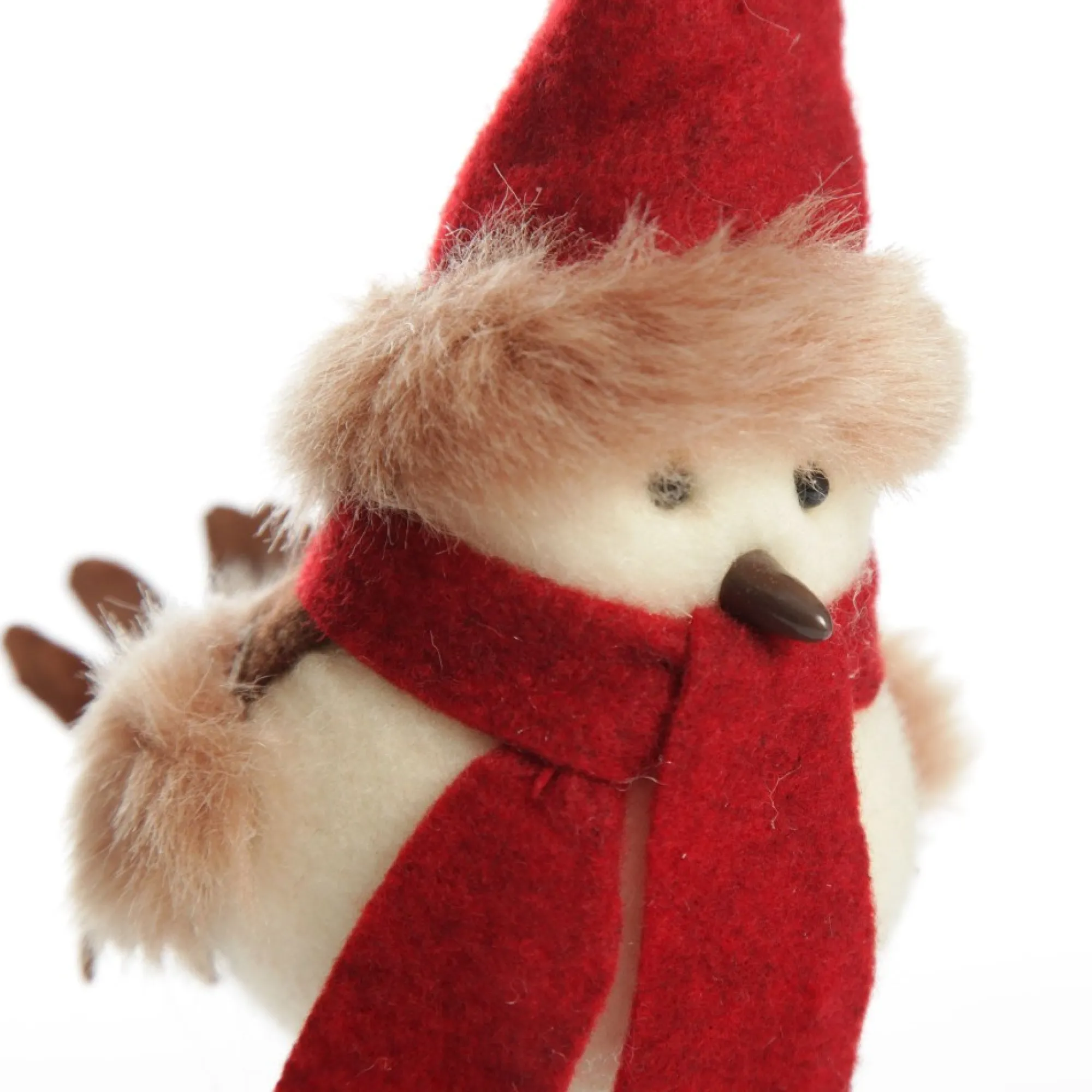 Cute Christmas Bird with Red Hat and Scarf Flash Sale