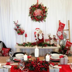 Deer Ornament with Red Bow - Left Discount