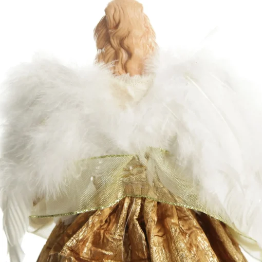 Deluxe Gold Angel Christmas Tree Topper Ornament Cheap