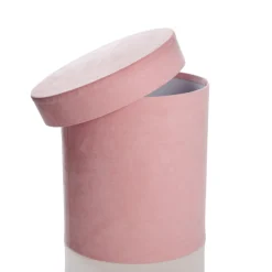 Deluxe Pink Suede Round Giftbox Sale