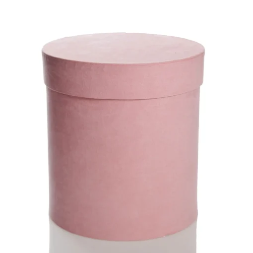 Deluxe Pink Suede Round Giftbox Sale