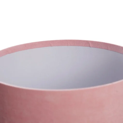 Deluxe Pink Suede Round Giftbox Sale
