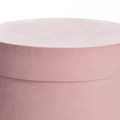 Deluxe Pink Suede Round Giftbox Sale