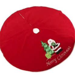 Deluxe Velvet Christmas Tree Skirt Outlet