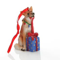Dingo with Present Australiana Christmas Tree Decoration Flash Sale
