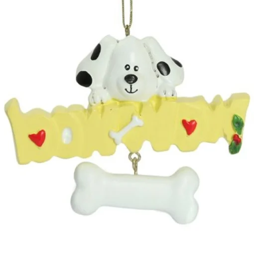 Dog Bow Wow Ornament Sale