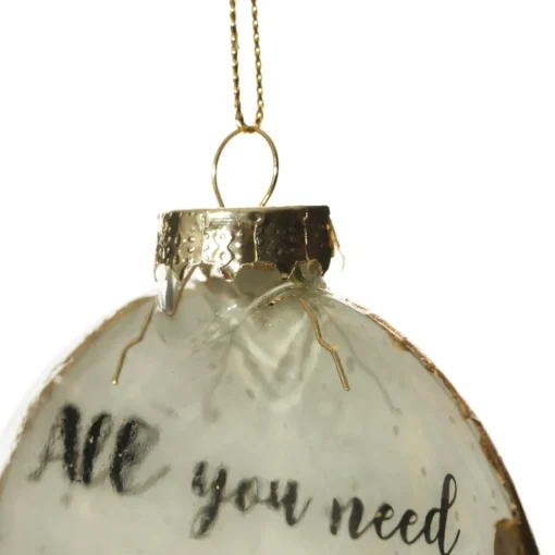 Dog Lovers Christmas Glass Disc Discount