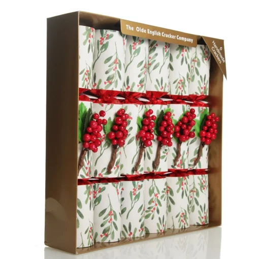 Eucalyptus Leaf and Red Berry Christmas Bon Bons Outlet