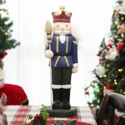 Extra Large Blue Jacket Nutcracker Christmas Ornament Online