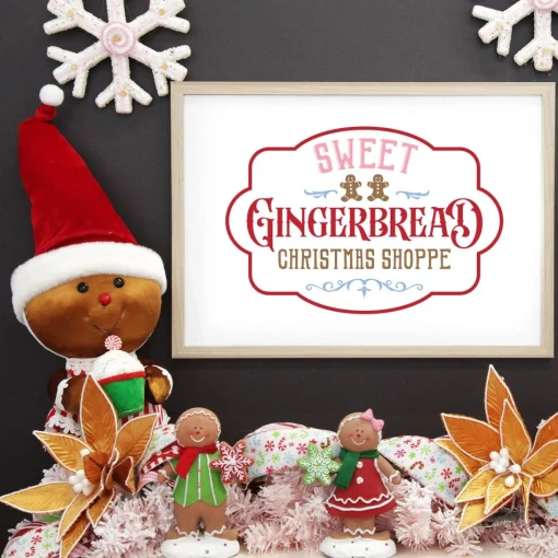 Extra Large Gingerbread Girl Christmas Ornament Cheap