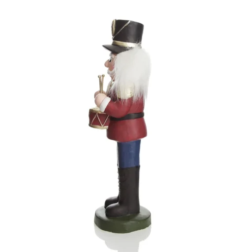 Extra Large Red Drummer Nutcracker Christmas Ornament. Cheap