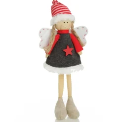 Fabric Standing Angel Star - Grey Dress Sale