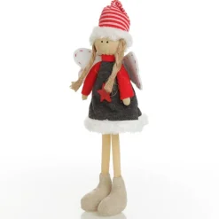 Fabric Standing Angel Star - Grey Dress Sale