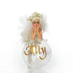 Fairy Personalised Christmas Bauble Cheap