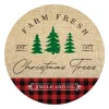 Farm Fresh Christmas Wreath Plaque Sale