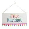Feliz Navidad Pom Pom Plaque Store