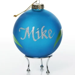 Frosted Blue Australiana Koala Christmas Bauble Fashion
