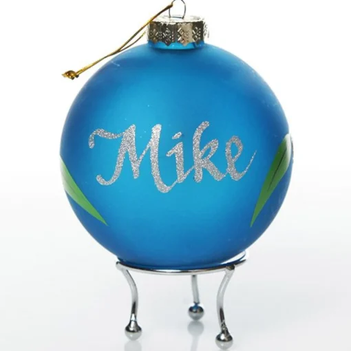 Frosted Blue Australiana Koala Christmas Bauble Fashion