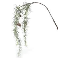 Frosted Pine with Pinecones Hanging Spray Clearance