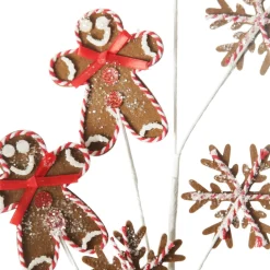 Gingerbread Man Christmas Pick Store