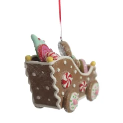 Gingerbread Man in Car Christmas Tree Decoration Best