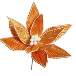 Gingerbread Poinsettia Flower Stem Cheap