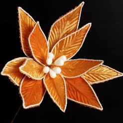 Gingerbread Poinsettia Flower Stem Cheap