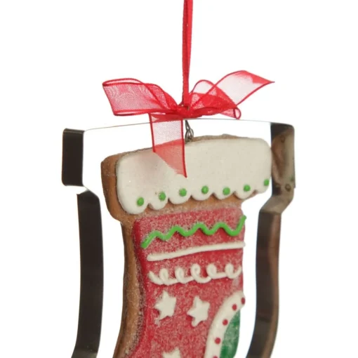 Gingerbread Stocking Cookie Cutter Decoration Cheap