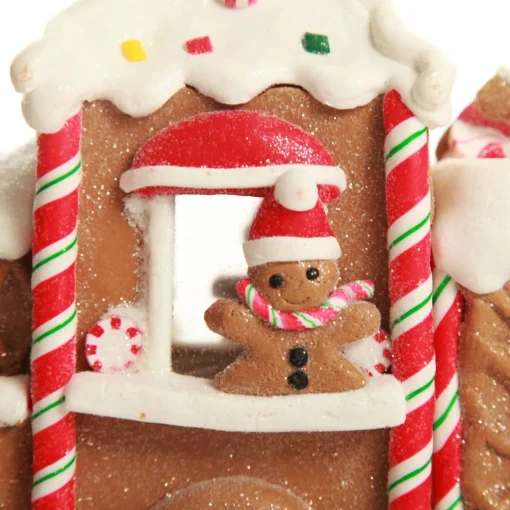 Gingerbread Train Christmas Ornament New