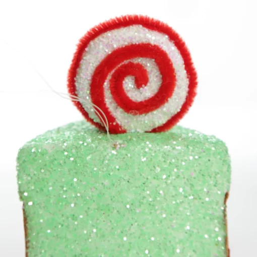 Gingerbread Velvet Cake Slice Christmas Tree Decoration Online