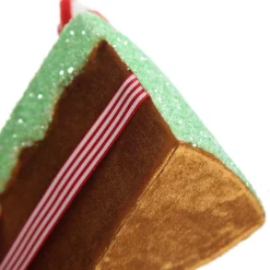 Gingerbread Velvet Cake Slice Christmas Tree Decoration Online