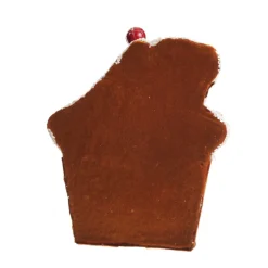 Gingerbread Velvet House Christmas Tree Decoration Shop