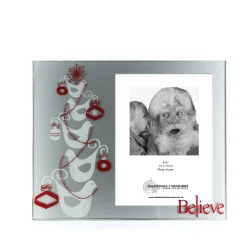 Glass Christmas Frame - Doves Store