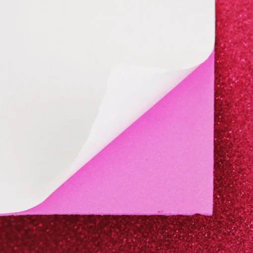 Glitter Foam Self Adhesive Mixed Colours A4 Sheets - Pack of 10 New