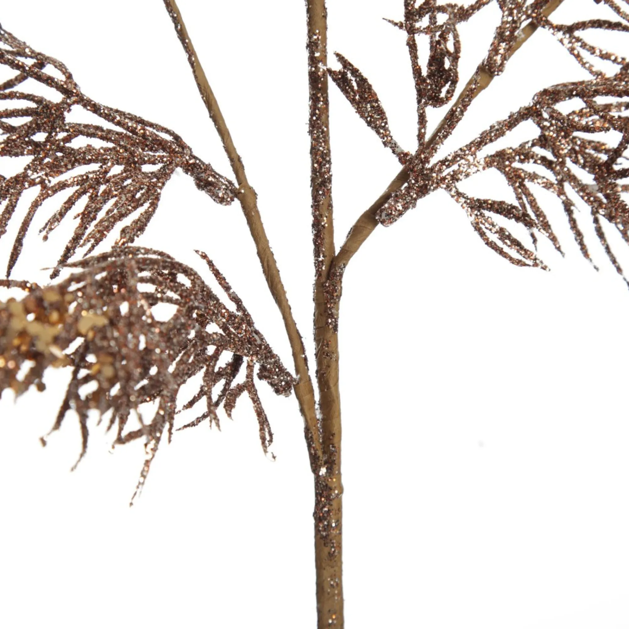 Glittered Copper Branch Spray Sale