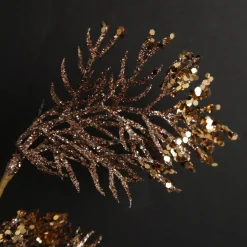Glittered Copper Branch Spray Sale