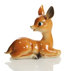 Glossy Retro Bambi Christmas Ornaments - Set of 2 Cheap