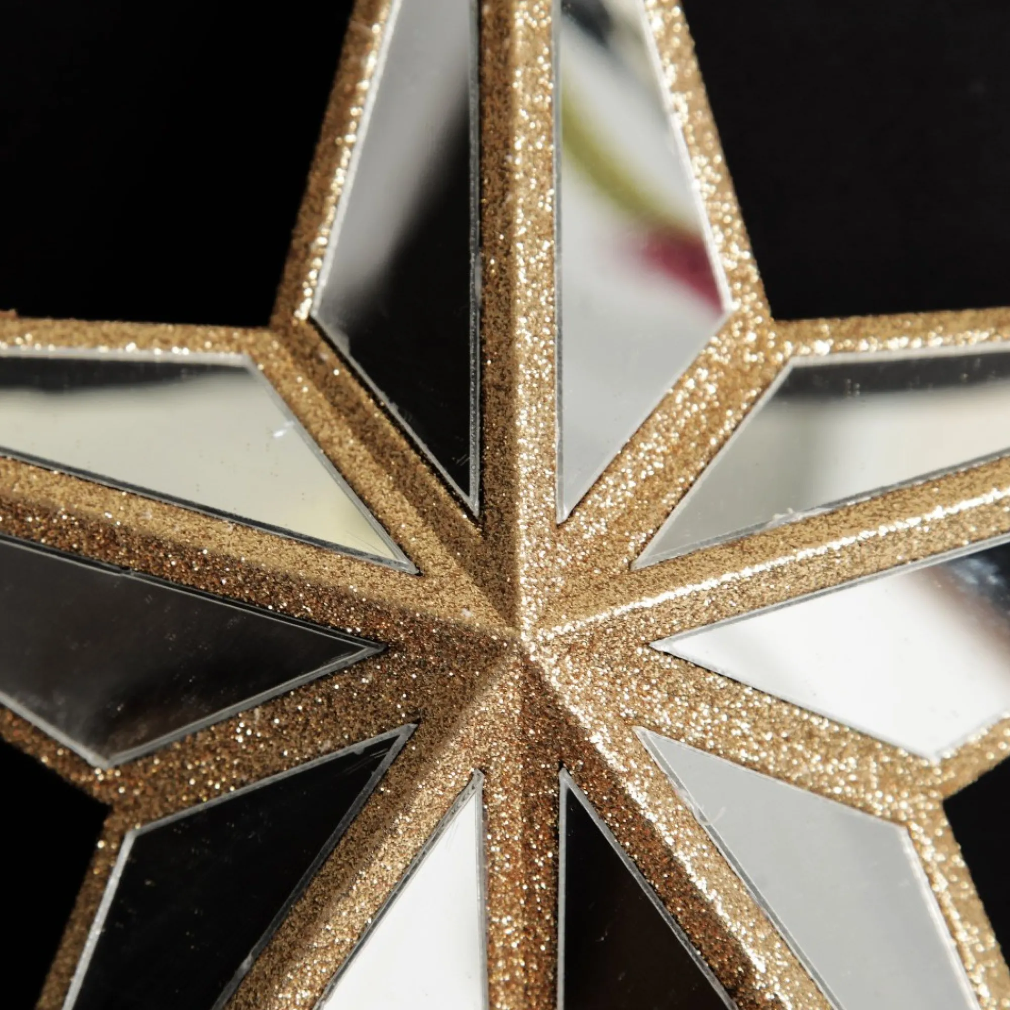 Gold and Mirror 3D Star Christmas Tree Topper Online