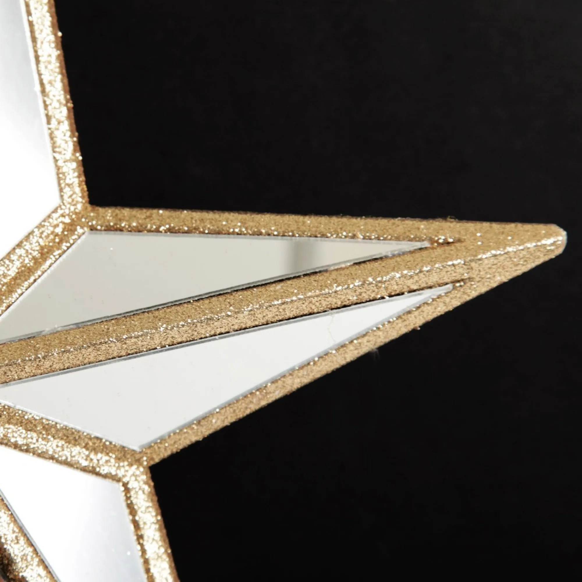 Gold and Mirror 3D Star Christmas Tree Topper Online