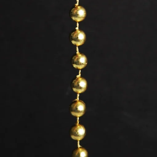Gold Bead Chain Christmas Garland Store