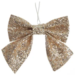 Gold Glitter Bow - Set of 2 Flash Sale