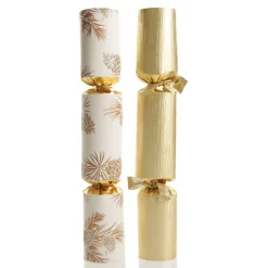Gold Glitter Foliage Christmas Bon Bons Clearance