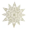 Gold Glitter Hanging Christmas Star Best Sale