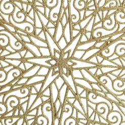 Gold Glitter Hanging Christmas Star Best Sale