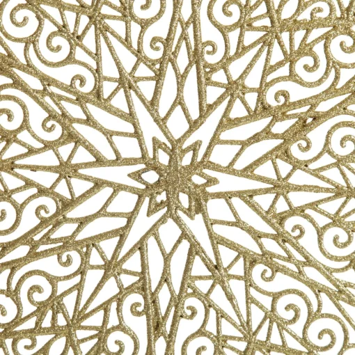 Gold Glitter Hanging Christmas Star Best Sale