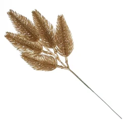 Gold Glitter Pine Bud Pick - Set of 2 Outlet