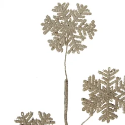 Gold Glitter Snowflake Christmas Spray Clearance